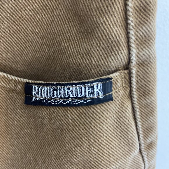 Vintage Rough Rider High Jeans Woman 9/10 Brown Western 30x32  Mom Tan - Picture 8 of 8